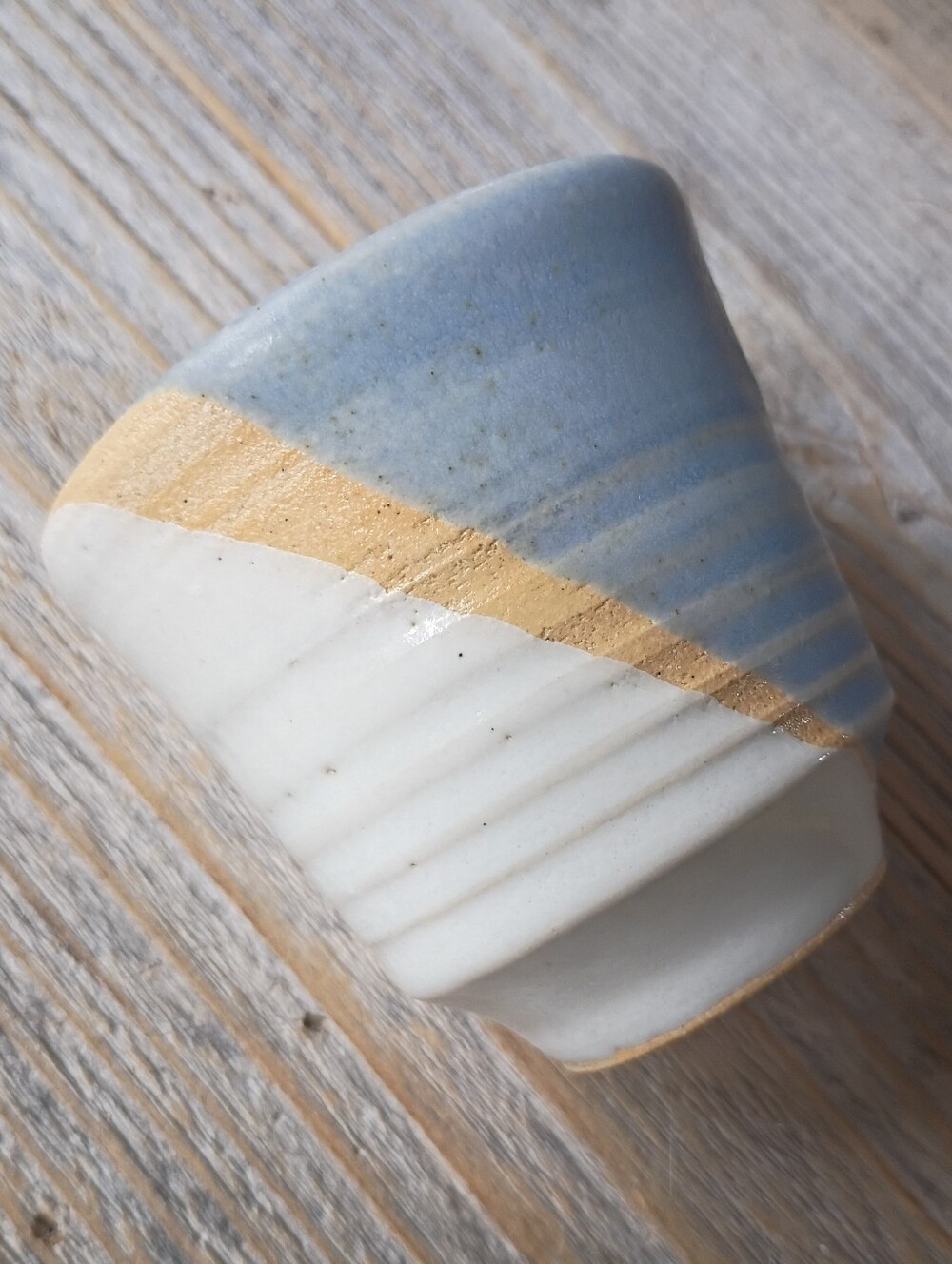 Small Handmade Ceramic Wine Or Whiskey Cup